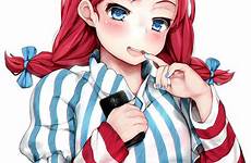 anime wendys wendy girl smug mascot comic riri choose board manga