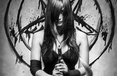 dark satanic gothic occult horror fantasy arte metal satan evil sexy girls tumblr tattoos beautiful baphomet choose board real devil