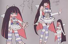 stocking panty anarchy character anime sheet paswg reference concept sheets official characters garterbelt stockings cosplay settei manga hair アニメ body