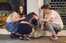 pub student carnage crawl life street teenagers friends vomiting bristol night university vomits takeaway show she her two starting during