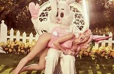 miley cyrus easter photoshoot vogue bunny magazine sexy spanking shoot nude march cleavage nips thru aznude mileycyrus dress nipples comments