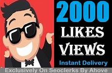 likes views instant 2000 start 1100