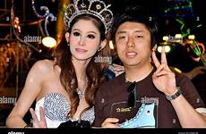 ladyboy pattaya beautiful chinese tourist poses thailand alamy