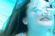 underwater blowing bubble pool diving