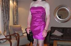 dress strapless melissa pink cerise large