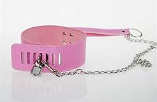 collar bdsm sex pink collars bondage leash leather adult slave catch lock fetish toys game erotic neck