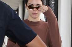 kendall airport jenner lax anegeles skirt los long la nipples braless celebmafia duo inseparable gala went met month since ever