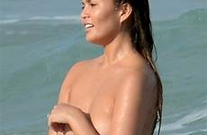 chrissy teigen beach nude naked topless miami photoshoot celebs celebrities celeb alba babes jessica sexy galleries shesfreaky completely thefappening story