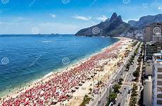 ipanema beach rio janeiro hot day stock preview