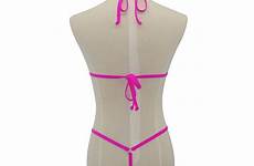 slutty crotchless sherrylo fuchsia outfits dancer star swimwear stri