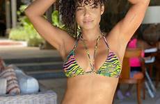 milian mauritius washboard showcases millian proudly birthmark drunkenstepfather bikinis celebmafia patterned slinky getaway displayed physique toned milan broread
