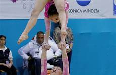gymnastics acrobatic women championships pair sport tricks amazing sports photography flexibility choose board file