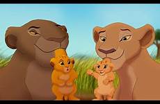 simba nala meets sarabi cubs sarafina newborn roi lions