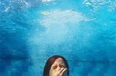 underwater swim jump child