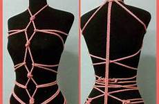 rope shibari japanese lingerie tying knots bond ties kink thread submissive inspiration fashion kinky sexy costume bind fascinating