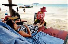 beach otres cambodia relaxation twist attending politely masseuse already needs chair gorgeous say private wife had right her our
