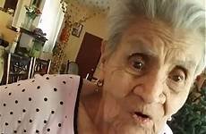 granny grandmother awe cell laughed recording taking