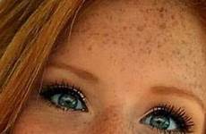 freckles redheads hot ginger yeux cheveux freckle redhair rousse courts visage visages amzn