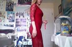 sexy ootd church dress red