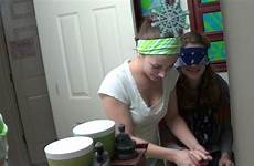 blindfold challenge makeup click here video