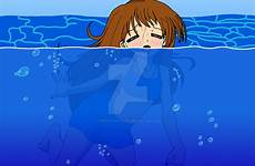 drowning underwater sinking shaya tired misla