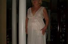 nightgown granny sheer night vintage gown dress women garterbelt gowns satin dresses lingerie nylon flickr