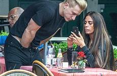 katie kris boyson price man boyfriend lunch bill crass their glamour former model foots puts display during jeans fresco al