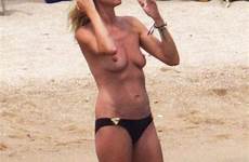 klum heidi playboy naked topless tits beach nude leaked