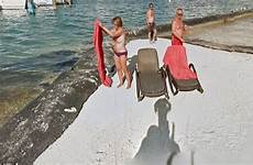google topless caught sunbathing woman nude mirror weird street cancun