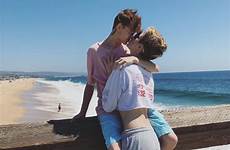 gay teen cute kissing couples couple old instagram lgbt aesthetic tyler boys blake justin kiss year teenage likes pretty men