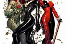 harley quinn ivy poison catwoman wallpapers wallpaper dc