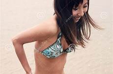 asian bikini girl cute stock dreamstime attractive