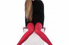 stockings red girl stock nylon feet party preview similar