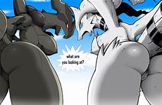 pokemon reshiram zekrom female anthro nude pussy xxx dragoness furry anthrofied breasts ass dragon leaf pokemorph nipples butt post looking