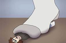 giant foot animation deviantart rubbed gif