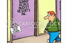 nudist nudism camps resorts cartoons cartoon funny comics camp naturists cartoonstock nudists dislike resort