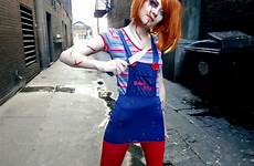 chucky cosplay halloween costume costumes women horror girl gwen stacy watson jane mary scary cosgeek rule female con hotties cheetah