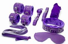 toys adult gag handcuffs cervical nipple blindfold clamps beat suit purple sexy