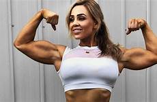biceps girls flexing workout muscle girl girlswithmuscle part abs yourfitnessnews