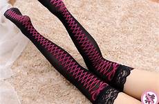 sexy stockings stocking women lace fishnet thigh high girls top long knee over printing hot fashion nylon mesh selling sheer