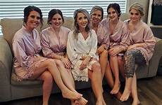 bridesmaid barefoot robes female bride gorgeous dressing toes sold