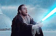 gif kenobi obi wan saber light wars star tumblr gifs anakin jedi