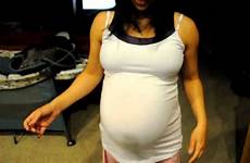 belly pregnant roll gina avi
