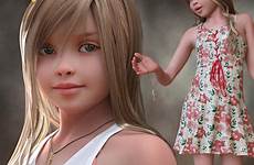 genesis female skyler 3d bundle daz models studio little girls daz3d clothing poser tween females character