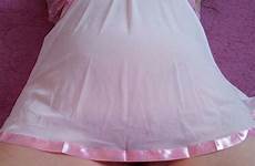 nightie baby white gal pinkish part