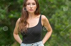 year old jeans 19 female tank young attractive denim top beautiful preview