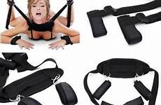 bondage bdsm toy set kit bed restraint rope under cuffs couple strap handcuffs adult system ankle ebay