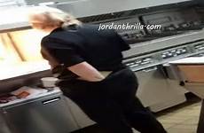 mcdonalds digging butt caught fries worker serve customer using hand before her jordanthrilla advertisement