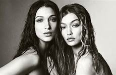 hadid gigi bella cover magazine vogue wear each other shall let right