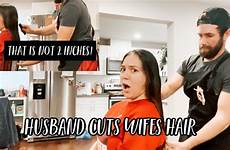 wife hair short husband cuts too